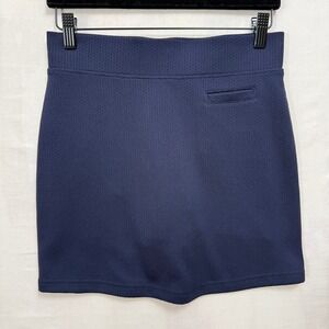 Pebble Beach Skort Women XS Navy Blue Dry-Luxe Performance Golf Tennis Textured